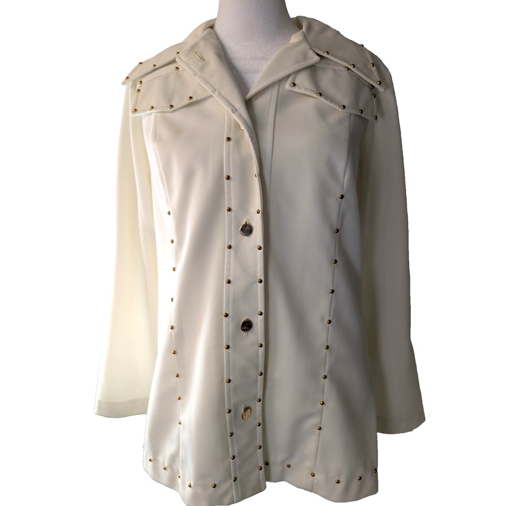 Vintage 1970's FOX Original Women's Pant/Jacket White HM Western Stage Wear
